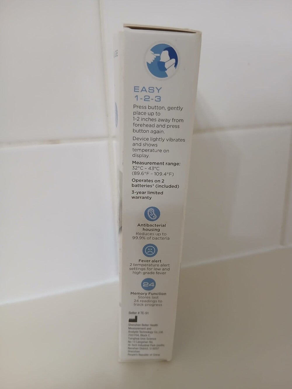 NEW Forehead Termometer Non-Contact - Picture 3 of 5